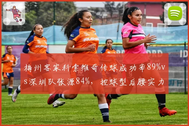 梅州客家科索维奇传球成功率89%vs深圳队张源84%,控球型后腰实力对比